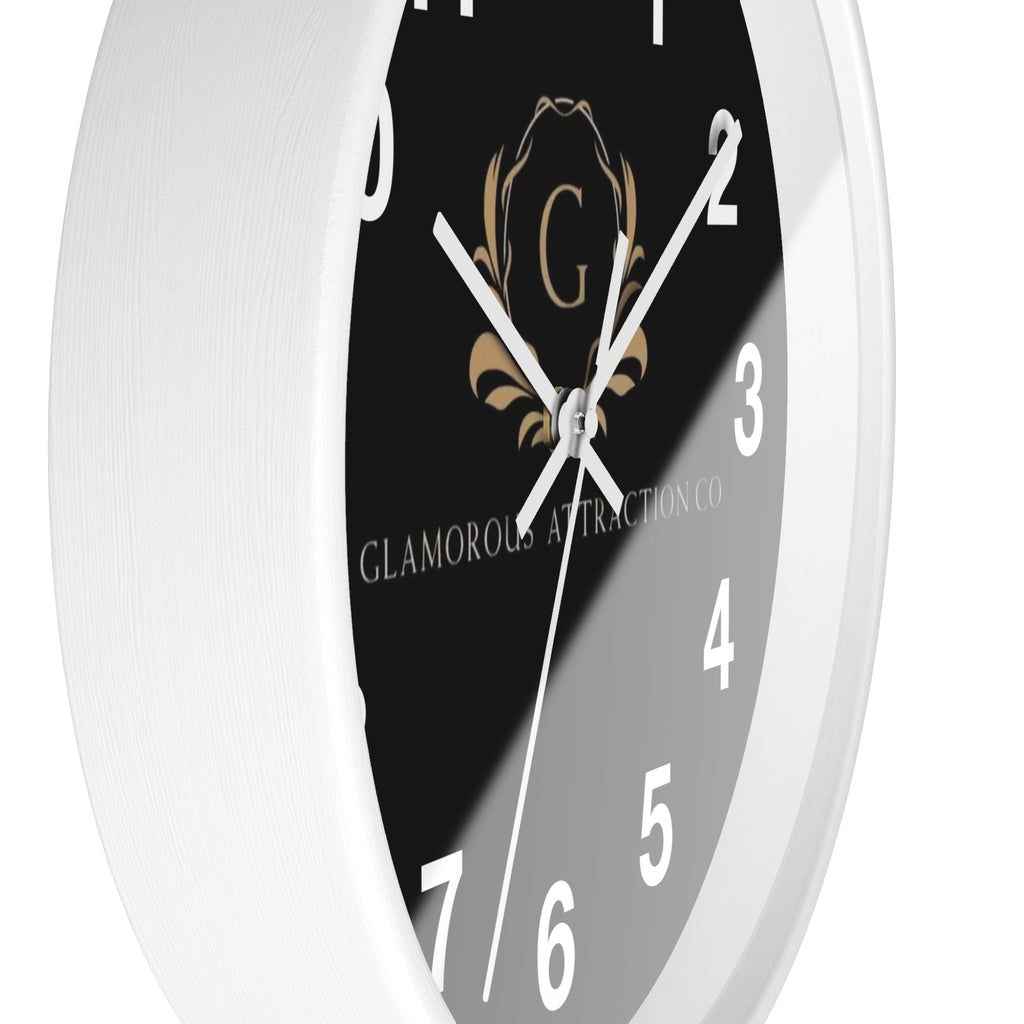 Black Wall Clock Glamorous Attraction