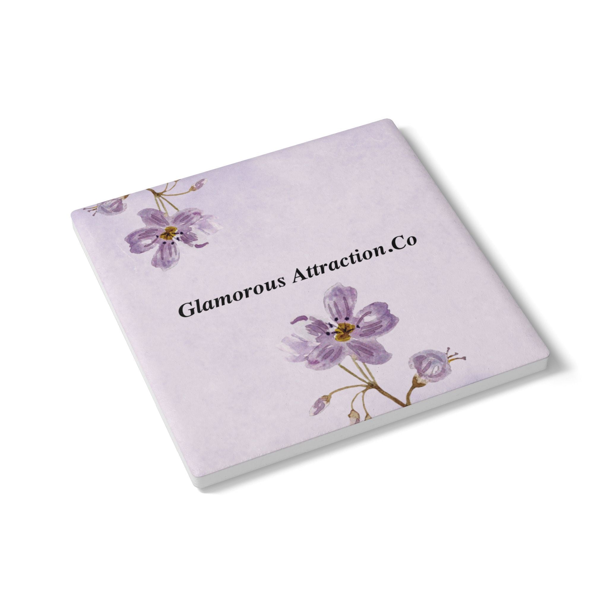Ceramic Coaster - Glamorous Attraction Co Purple Floral Collection