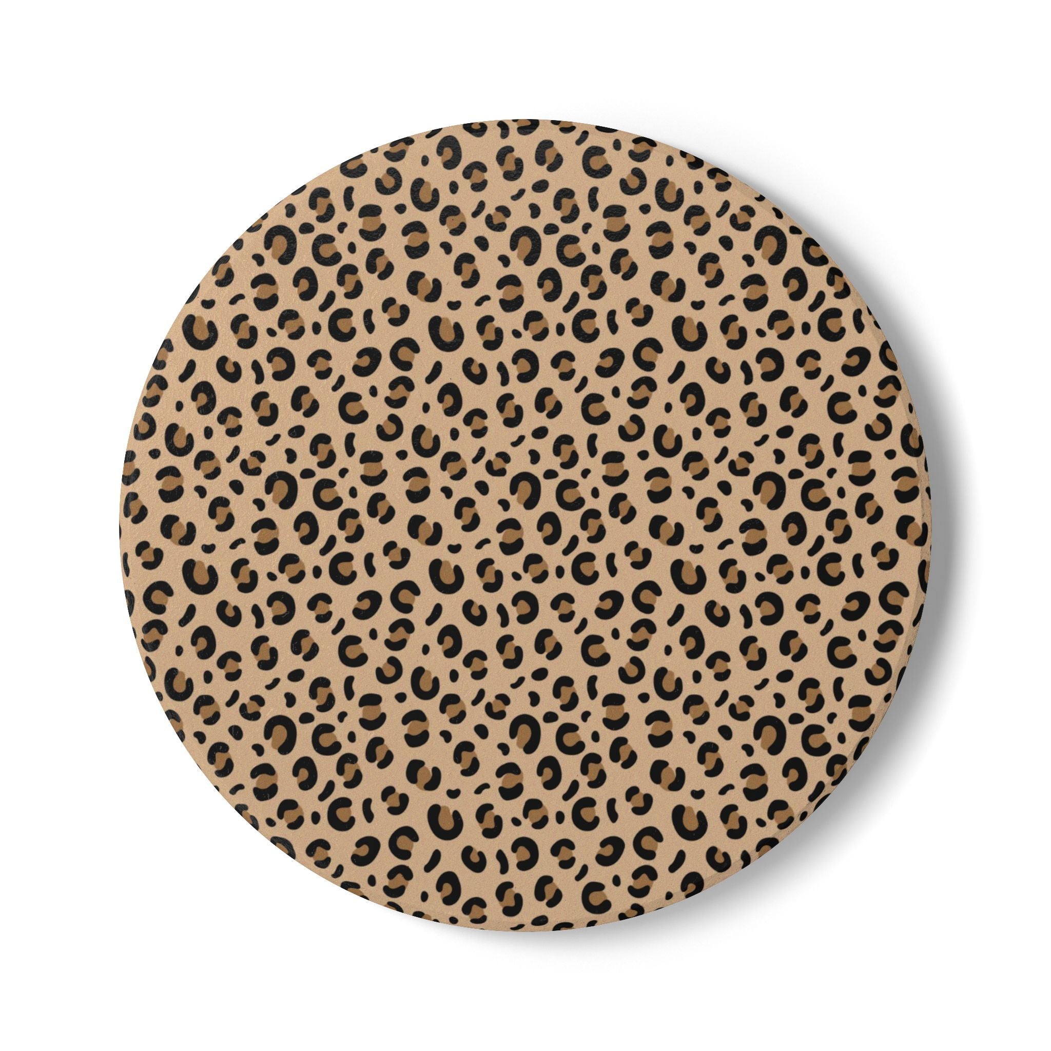 Ceramic Coaster - Glamorous Leopard Print Collection