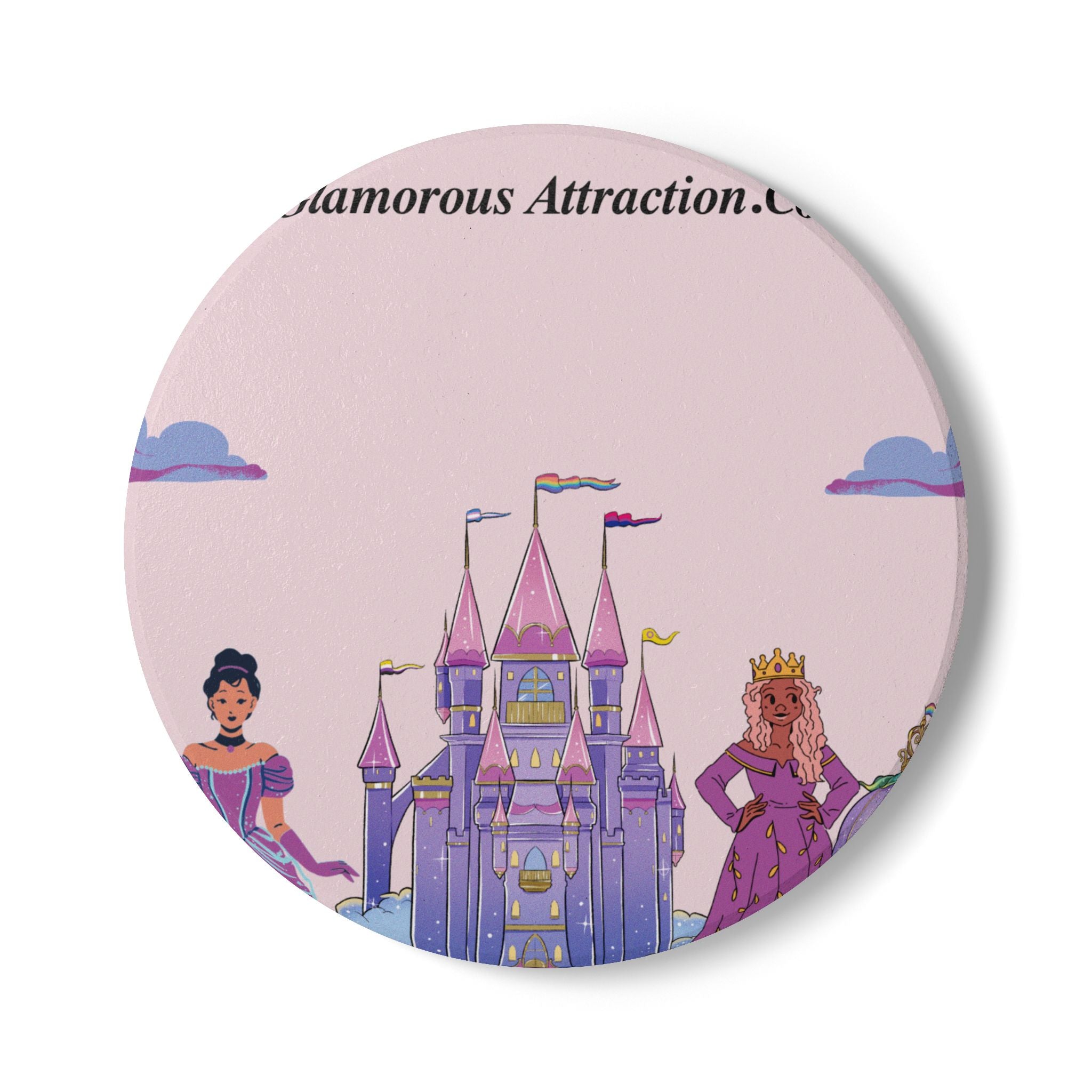 Ceramic Coaster - Glamorous Attraction Co Luxurious Princess Collection