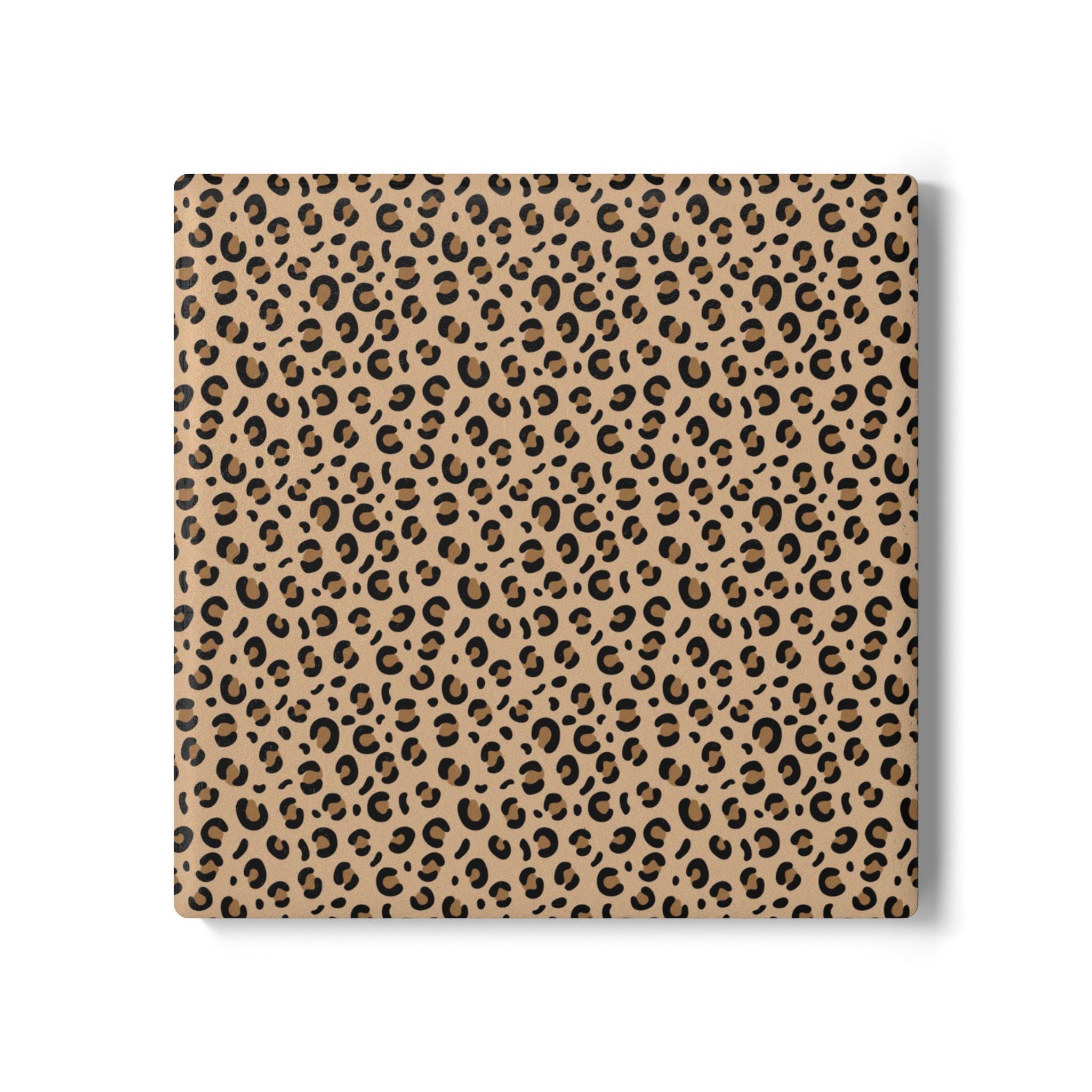 Ceramic Coaster - Glamorous Leopard Print Collection