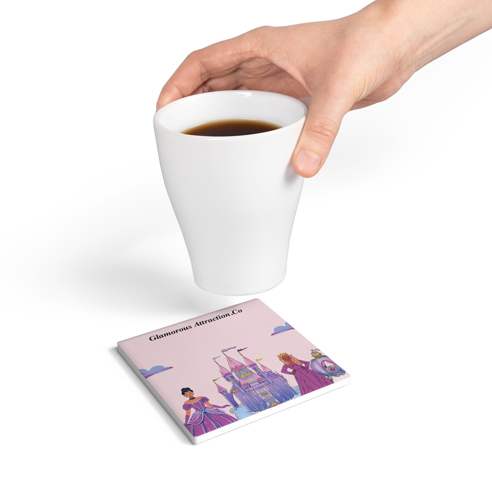 Ceramic Coaster - Glamorous Attraction Co Luxurious Princess Collection