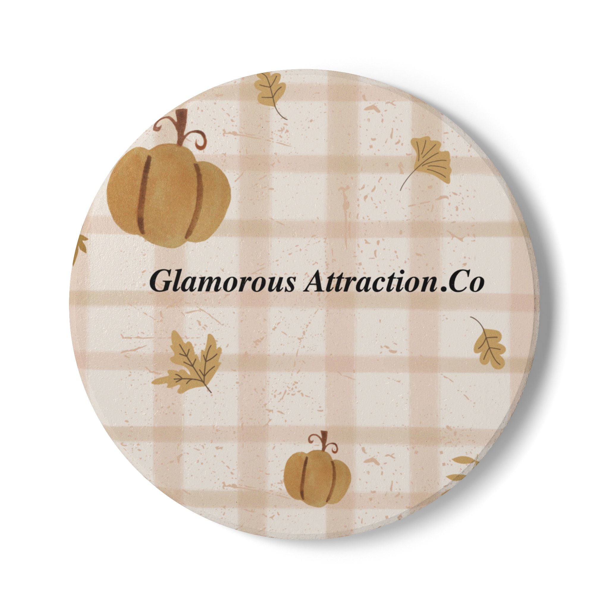 Ceramic Coaster - Glamorous Attraction Co Luxurious Pumpkin Autumn Collection