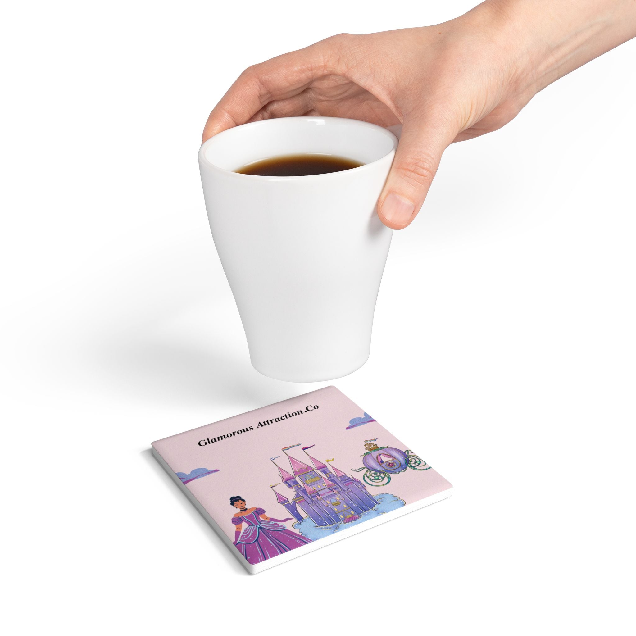 Ceramic Coaster - Glamorous Attraction Co Luxurious Princess Collection