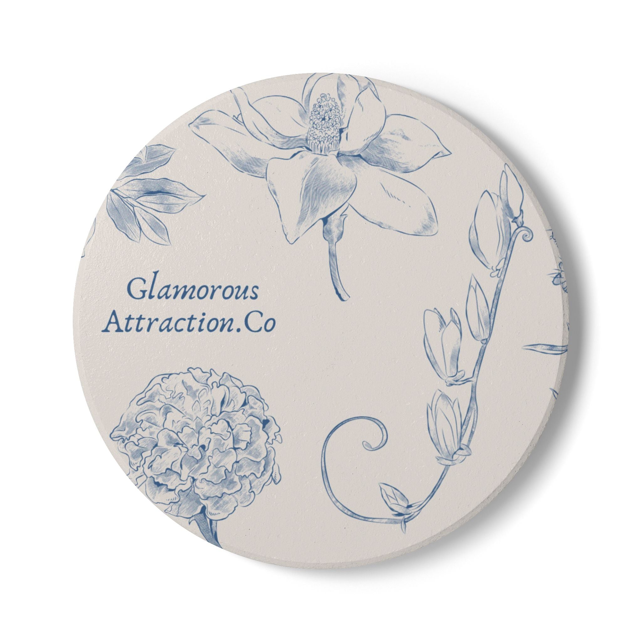 Ceramic Coaster - Glamorous Attraction Co Blue Summer Collection