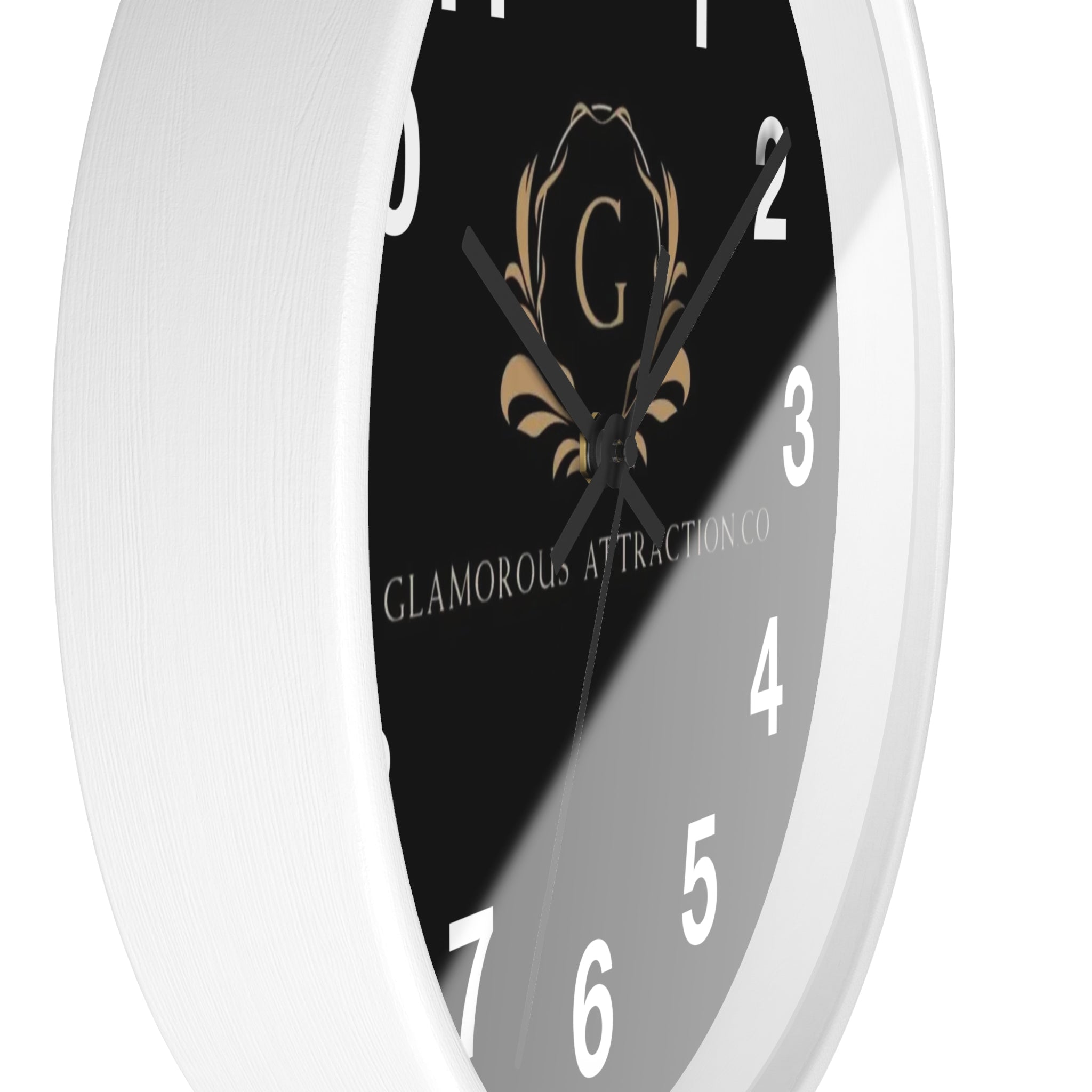 Black Wall Clock Glamorous Attraction