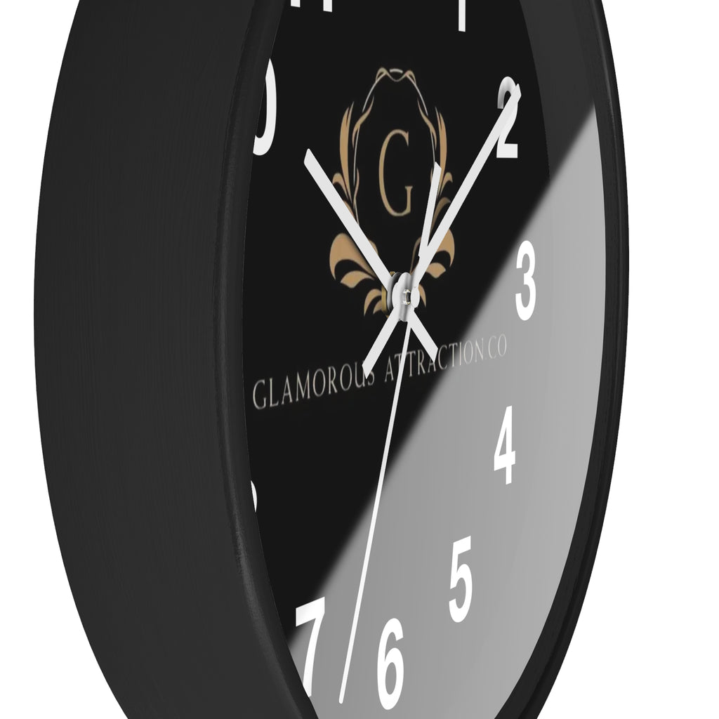 Black Wall Clock Glamorous Attraction