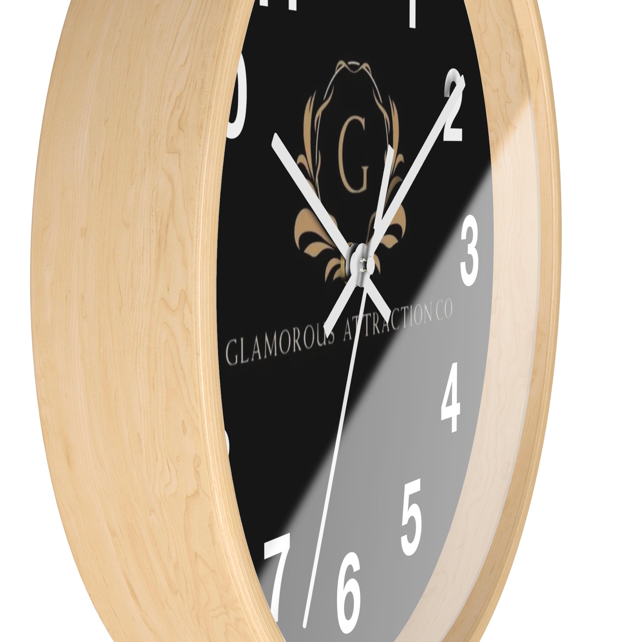 Black Wall Clock Glamorous Attraction
