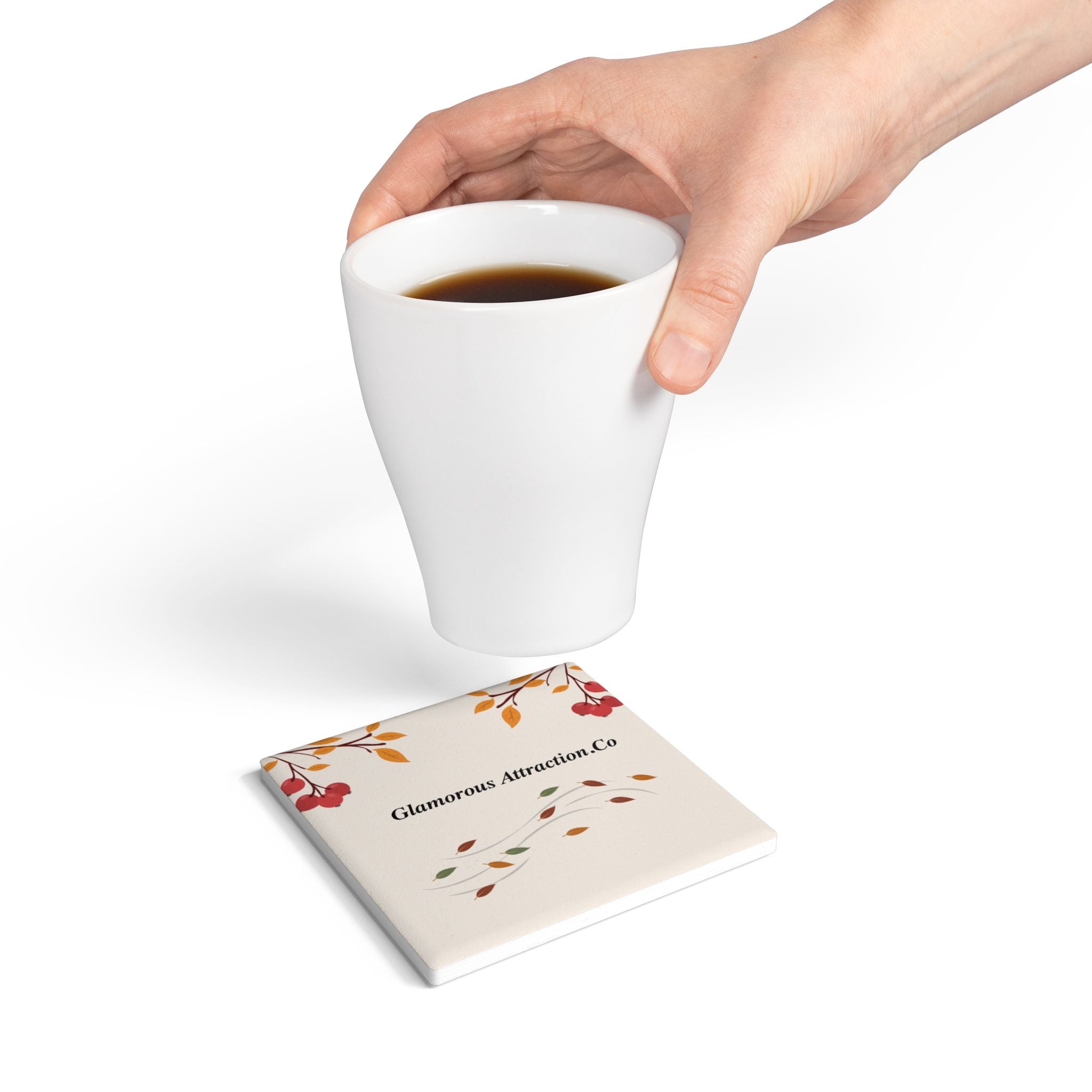Ceramic Coaster - Glamorous Attraction Co Luxurious  Autumn Collection