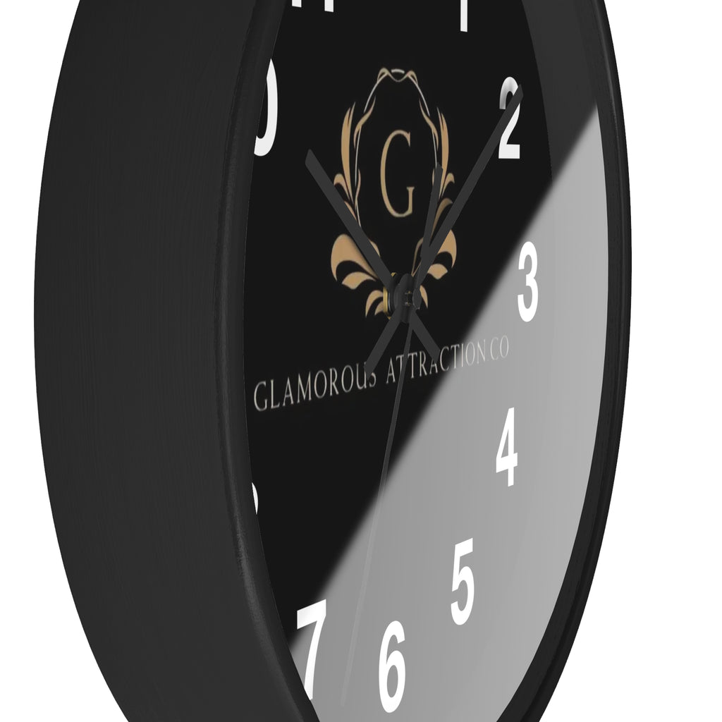 Black Wall Clock Glamorous Attraction