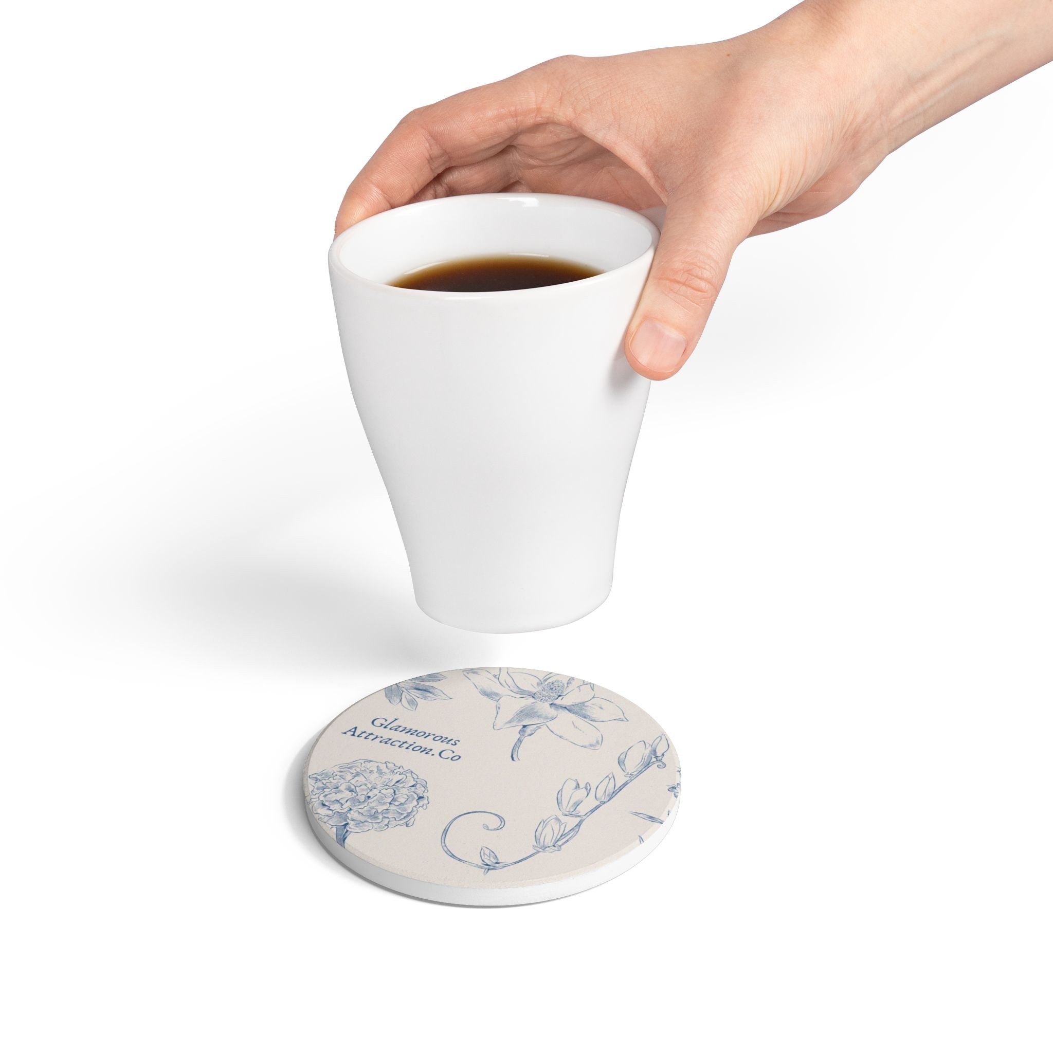 Ceramic Coaster - Glamorous Attraction Co Blue Summer Collection