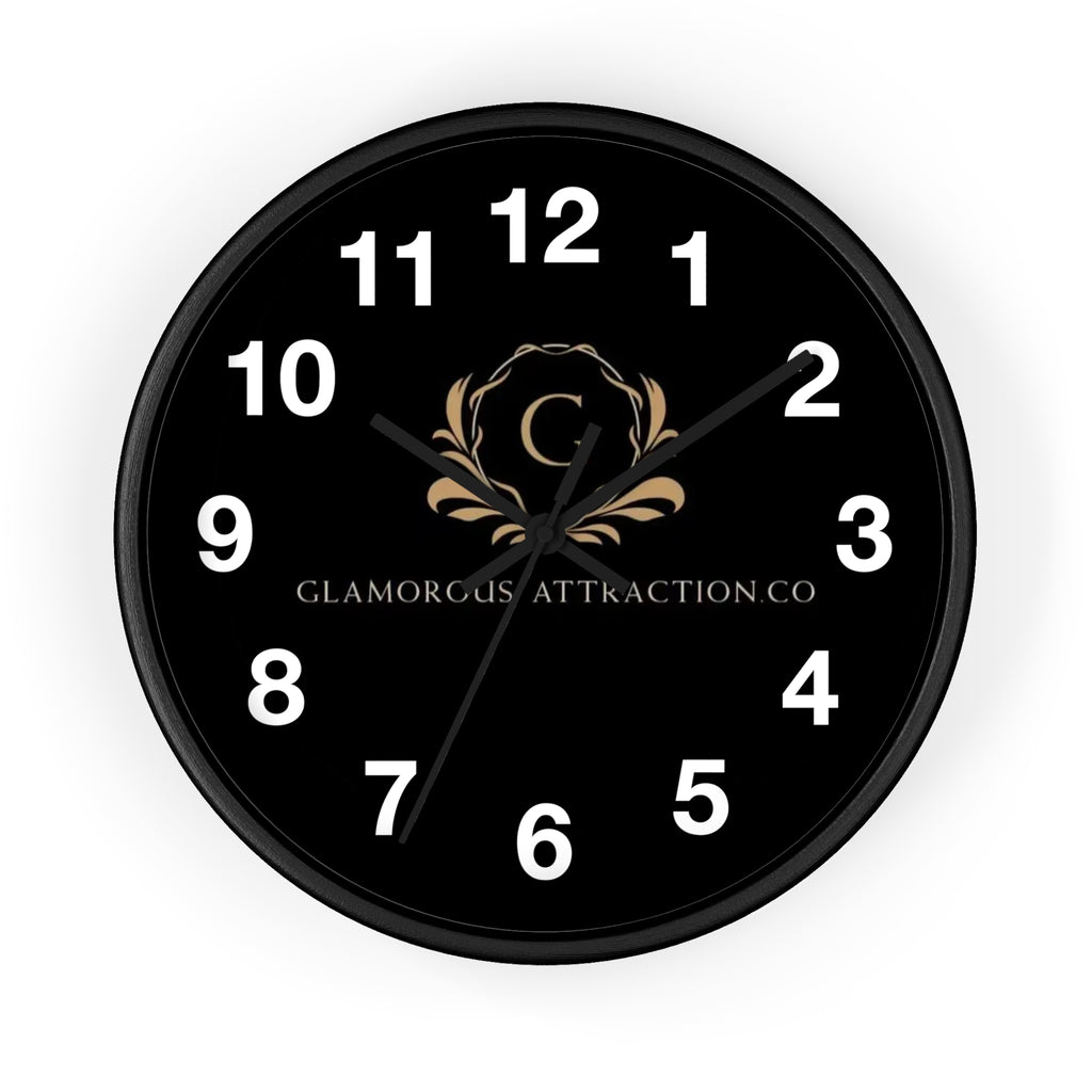 Black Wall Clock Glamorous Attraction