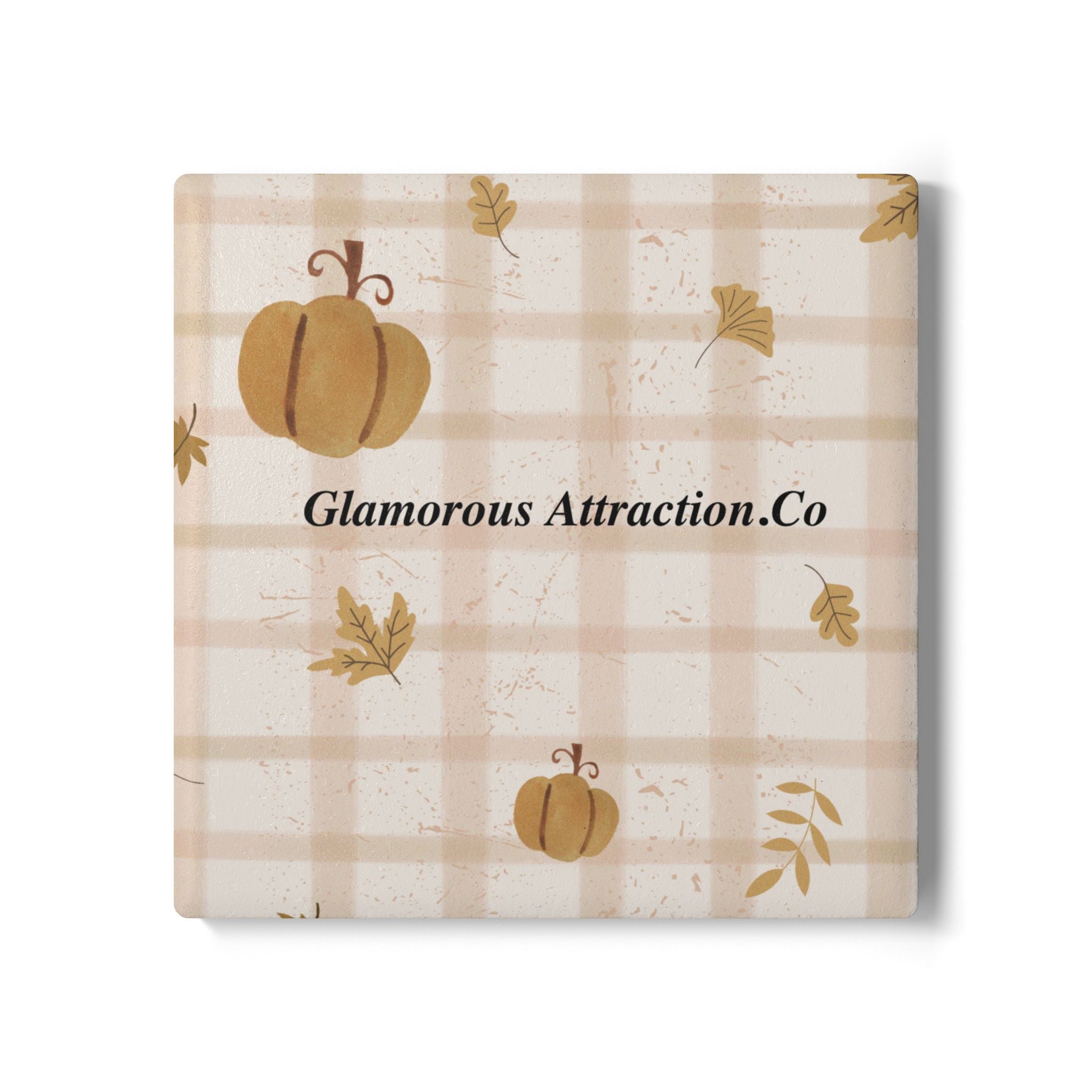 Ceramic Coaster - Glamorous Attraction Co Luxurious Pumpkin Autumn Collection