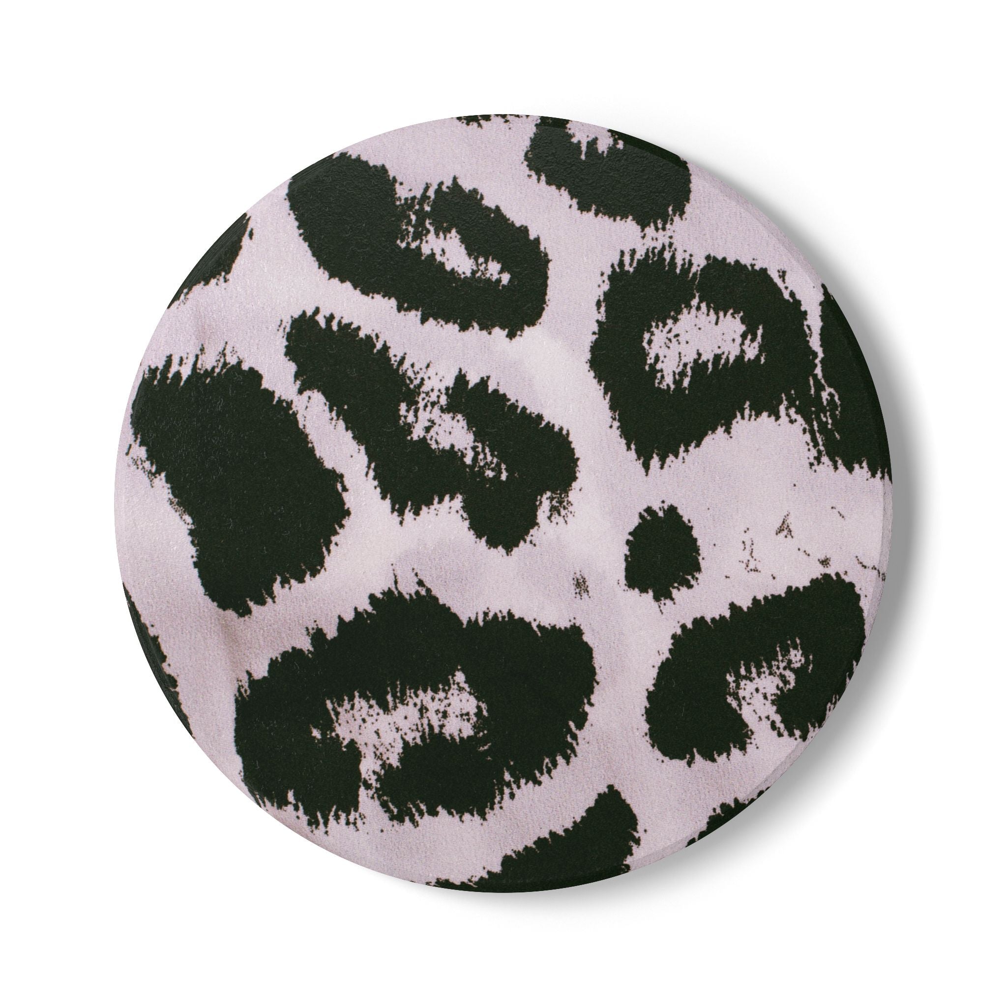 Ceramic Coaster Set - Luxurious Leopard Print Collection