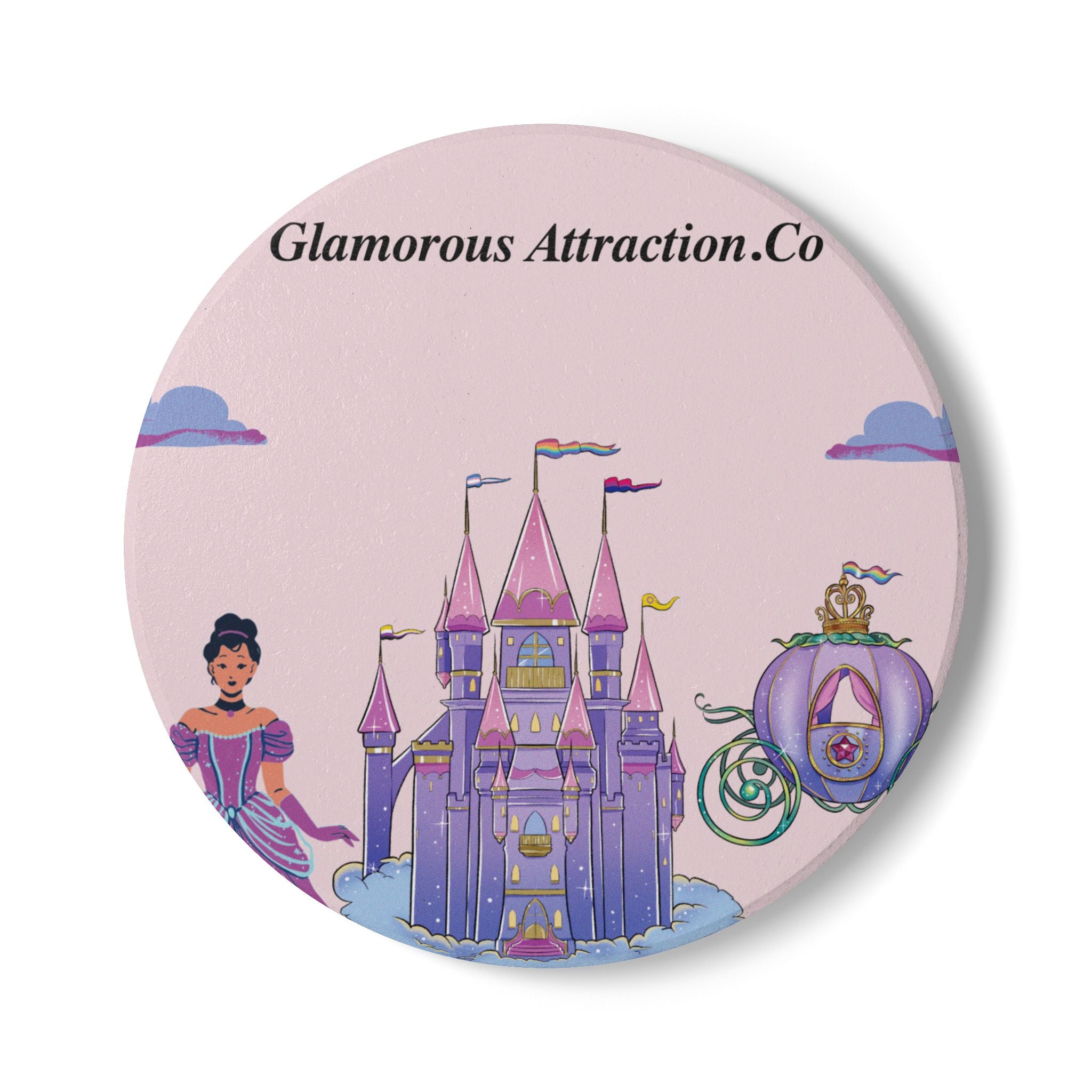 Ceramic Coaster - Glamorous Attraction Co Luxurious Princess Collection