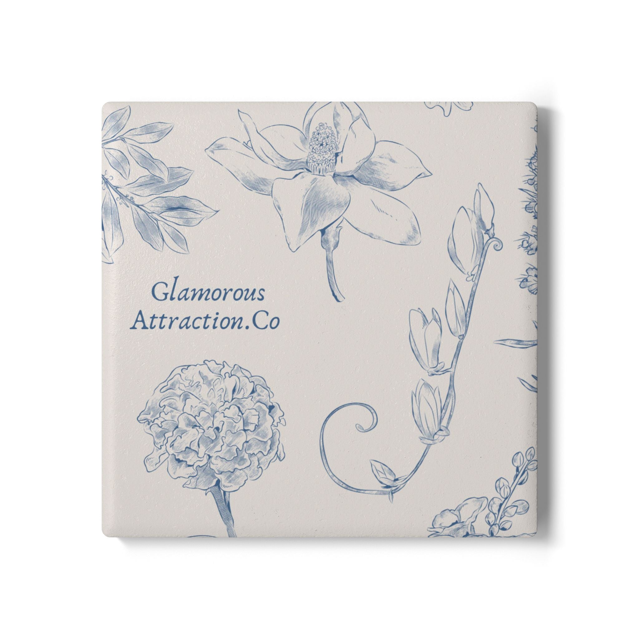 Ceramic Coaster - Glamorous Attraction Co Blue Summer Collection