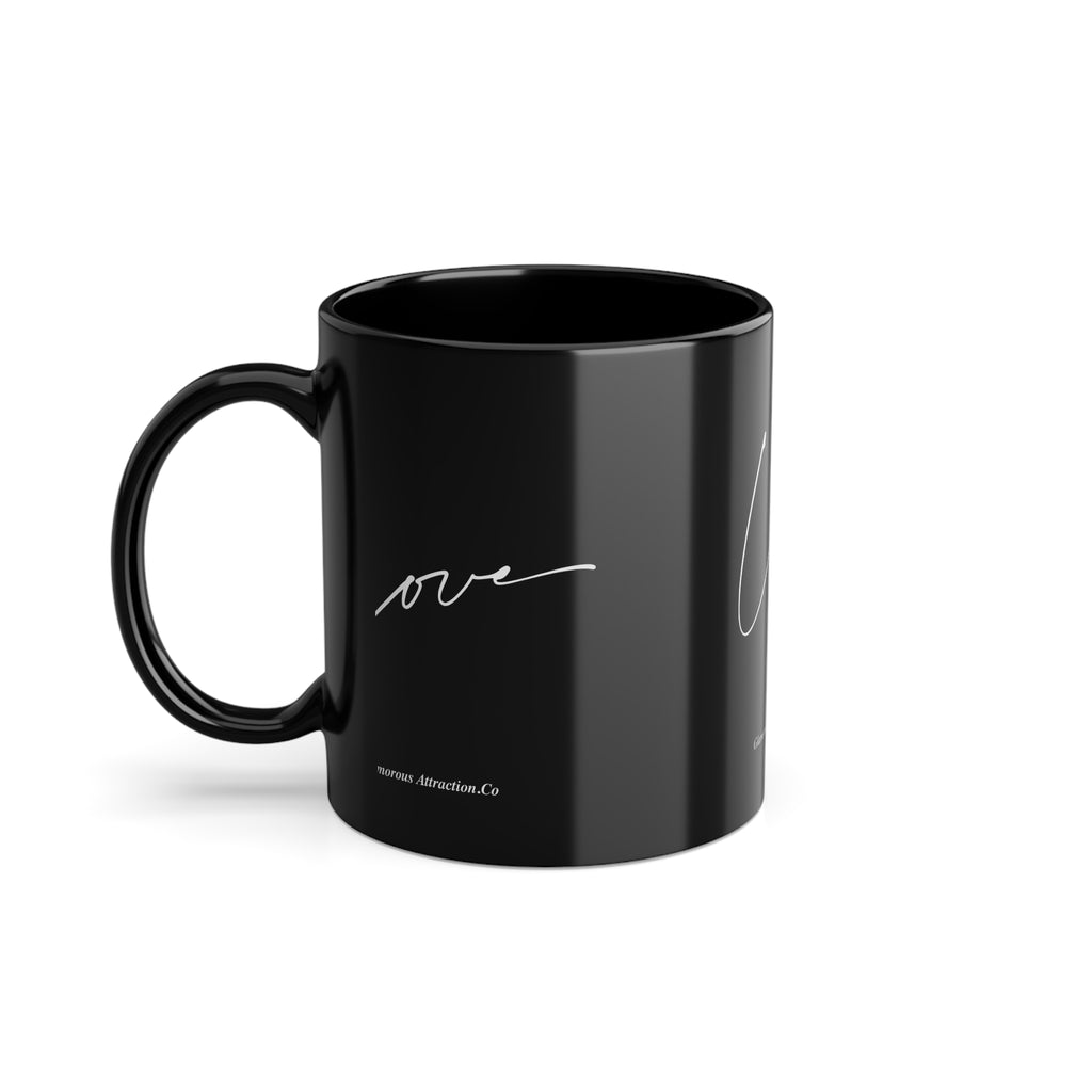 Black Coffee Cup Luxurious Love Collection