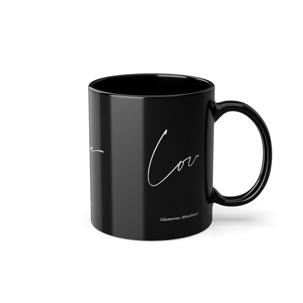 Black Coffee Cup Luxurious Love Collection