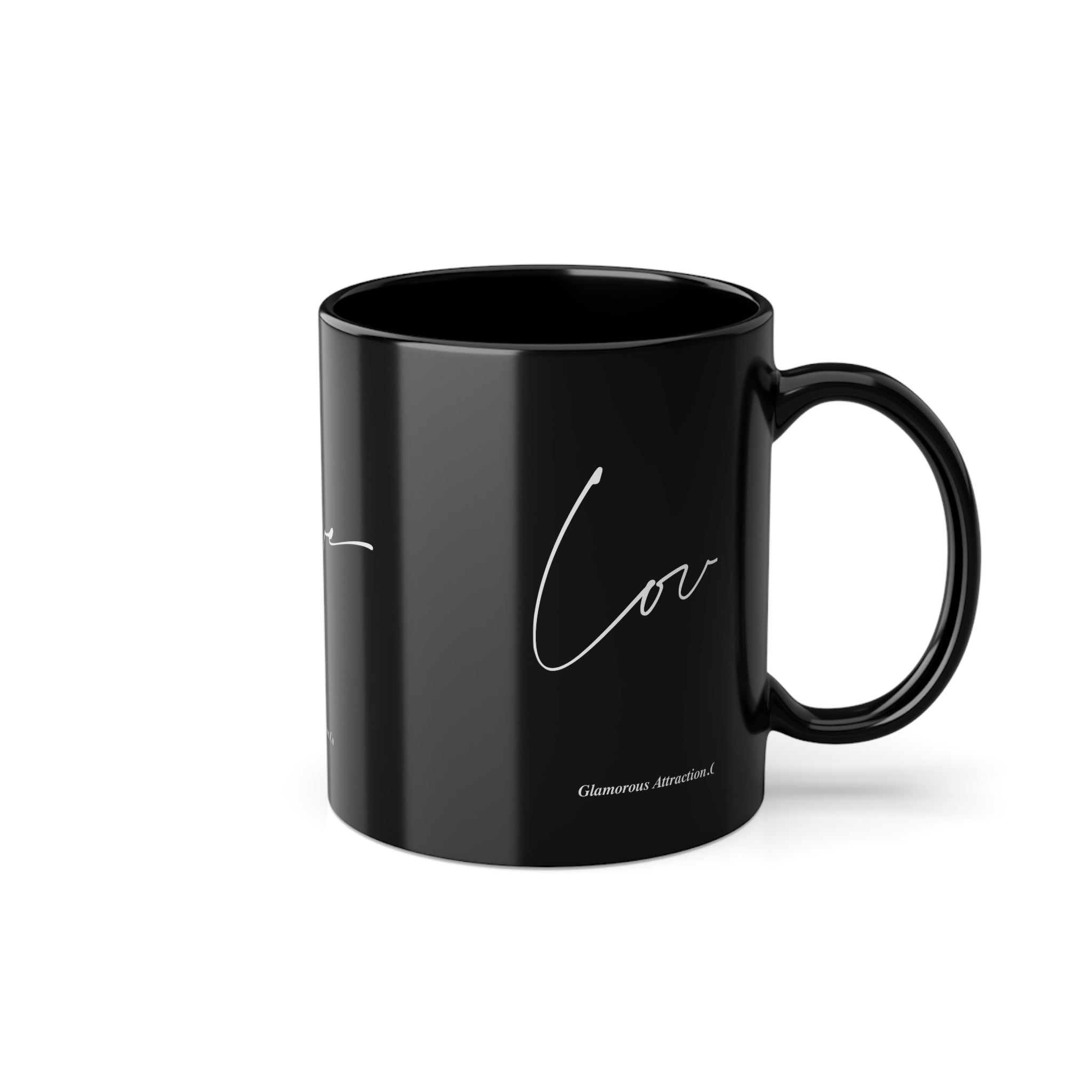 Black Coffee Cup Luxurious Love Collection